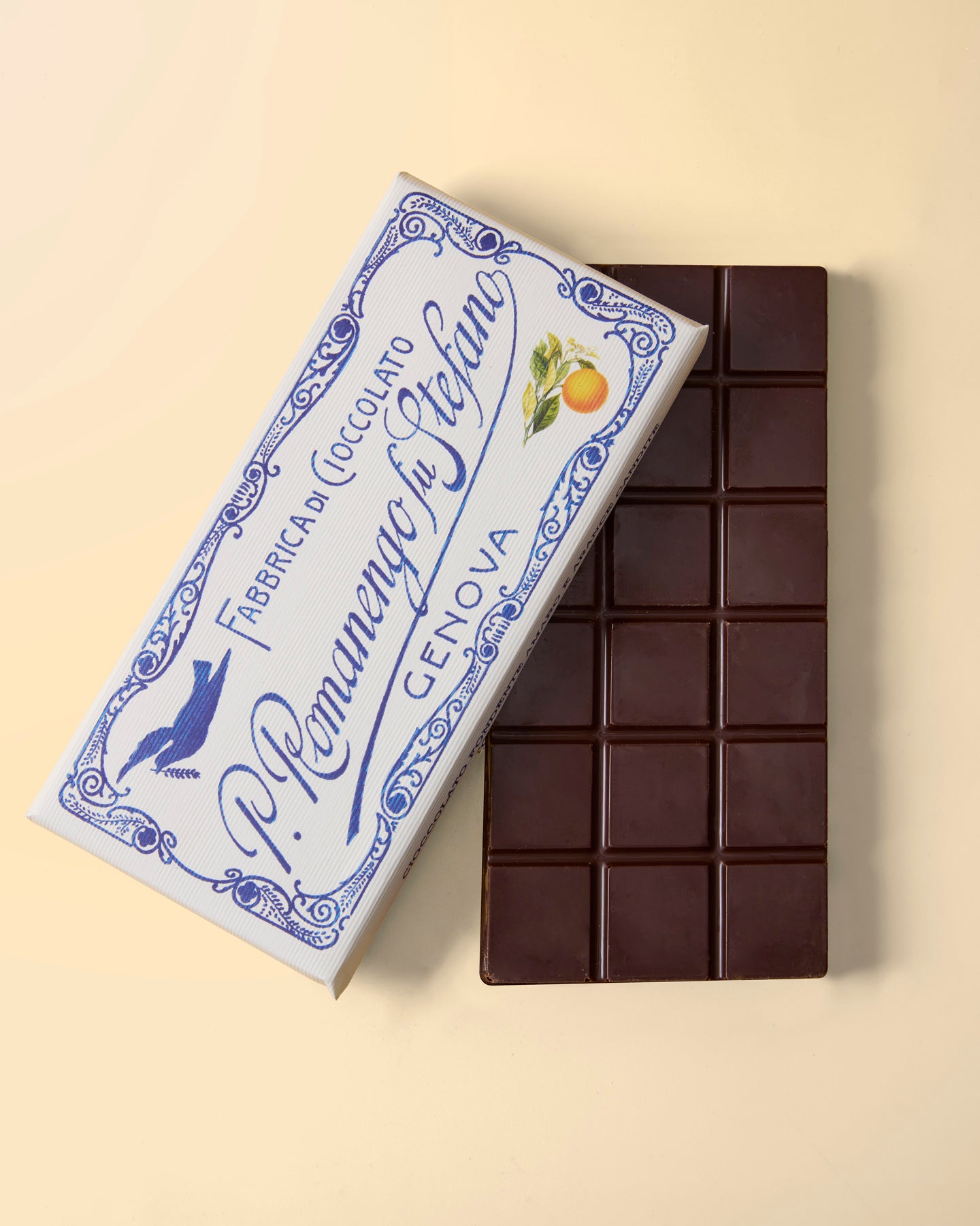 Tavoletta di Cioccolato Fondente 64% con Arancia Candita