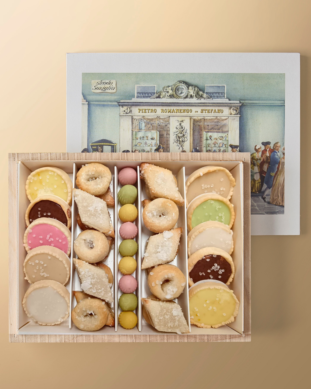 Confezione in Legno di Dolci Quaresimali