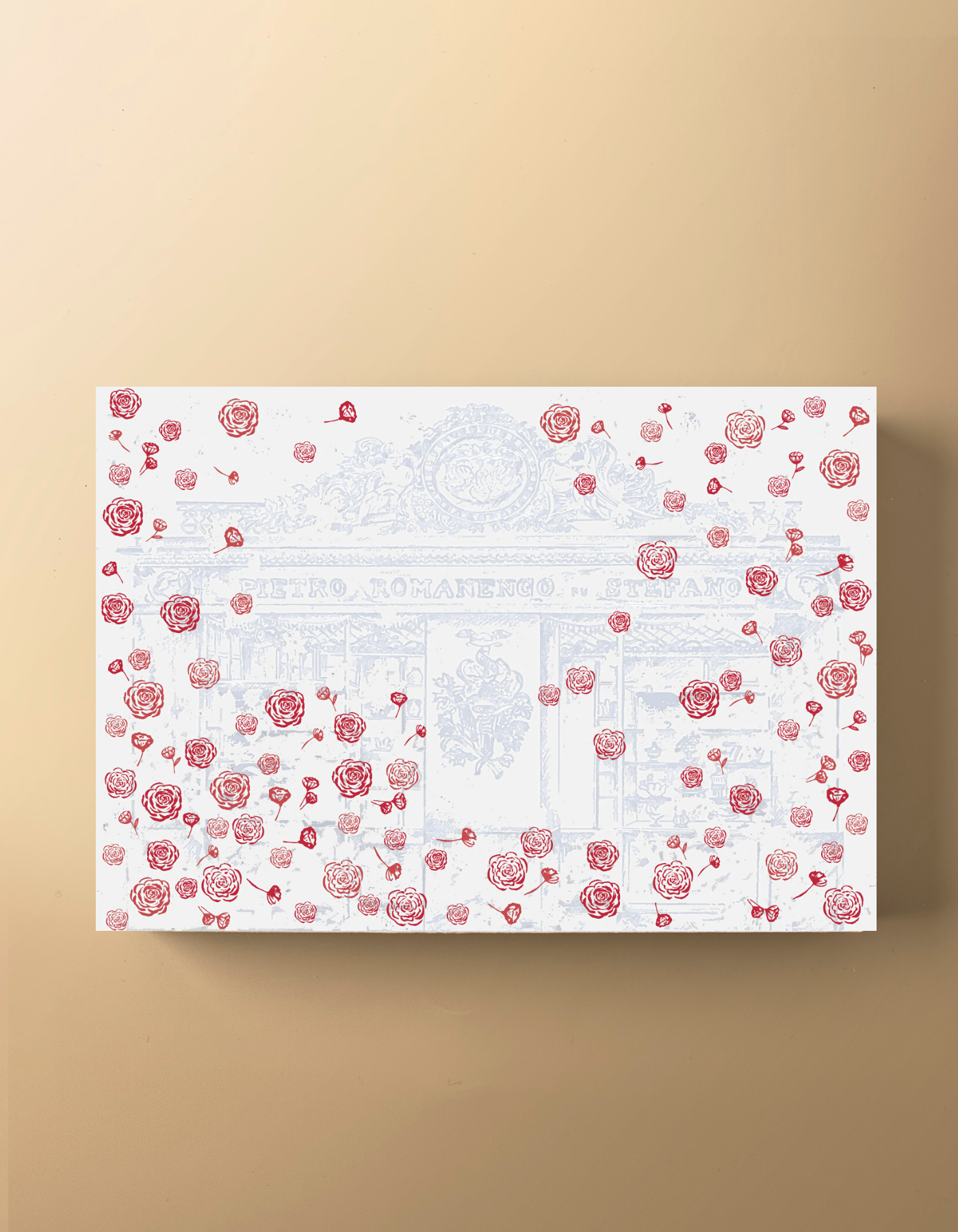 Confezione in Legno San Valentino Cioccolato, Spezie e Fiori