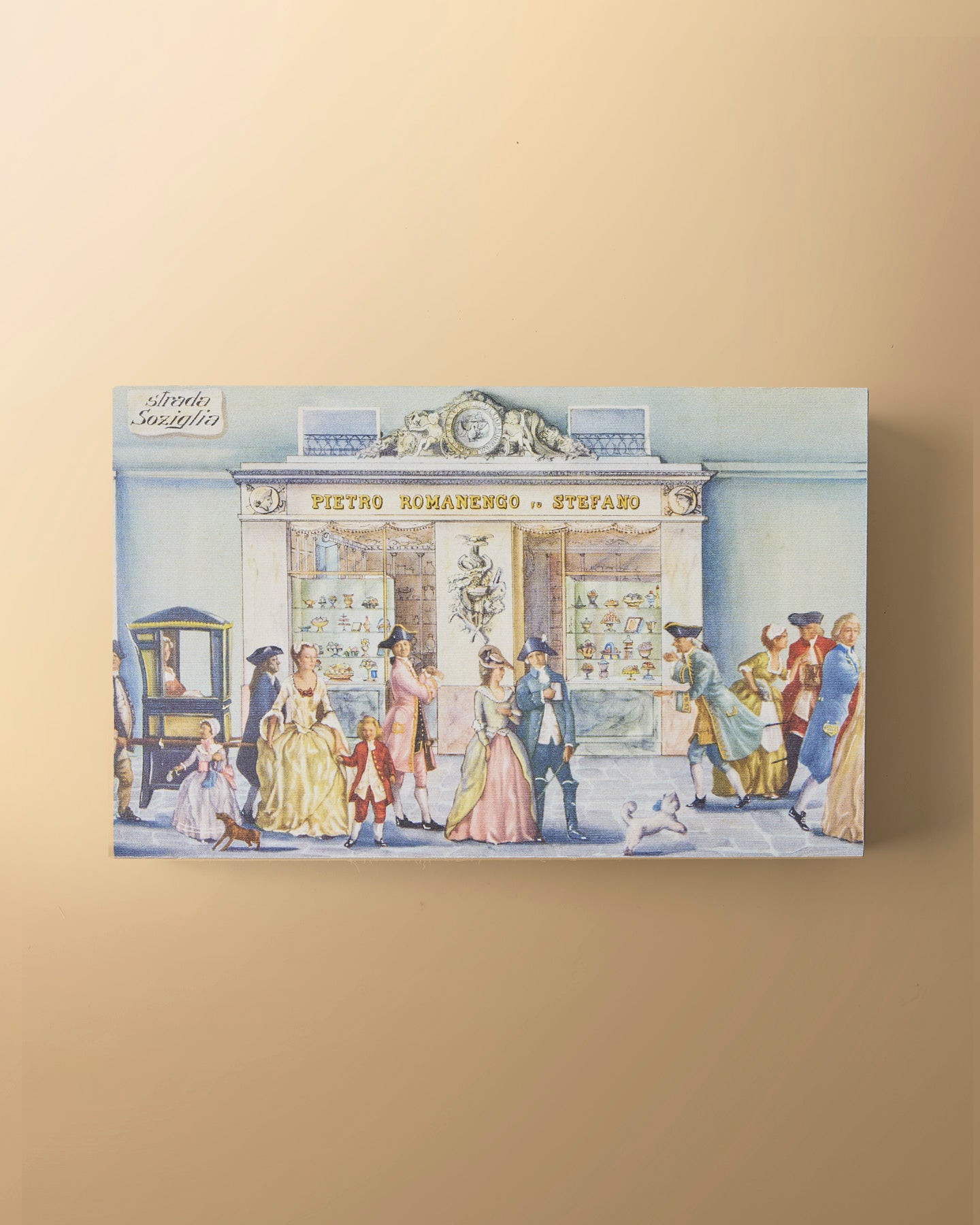 Glazed Candied Fruits in a Wooden Box 