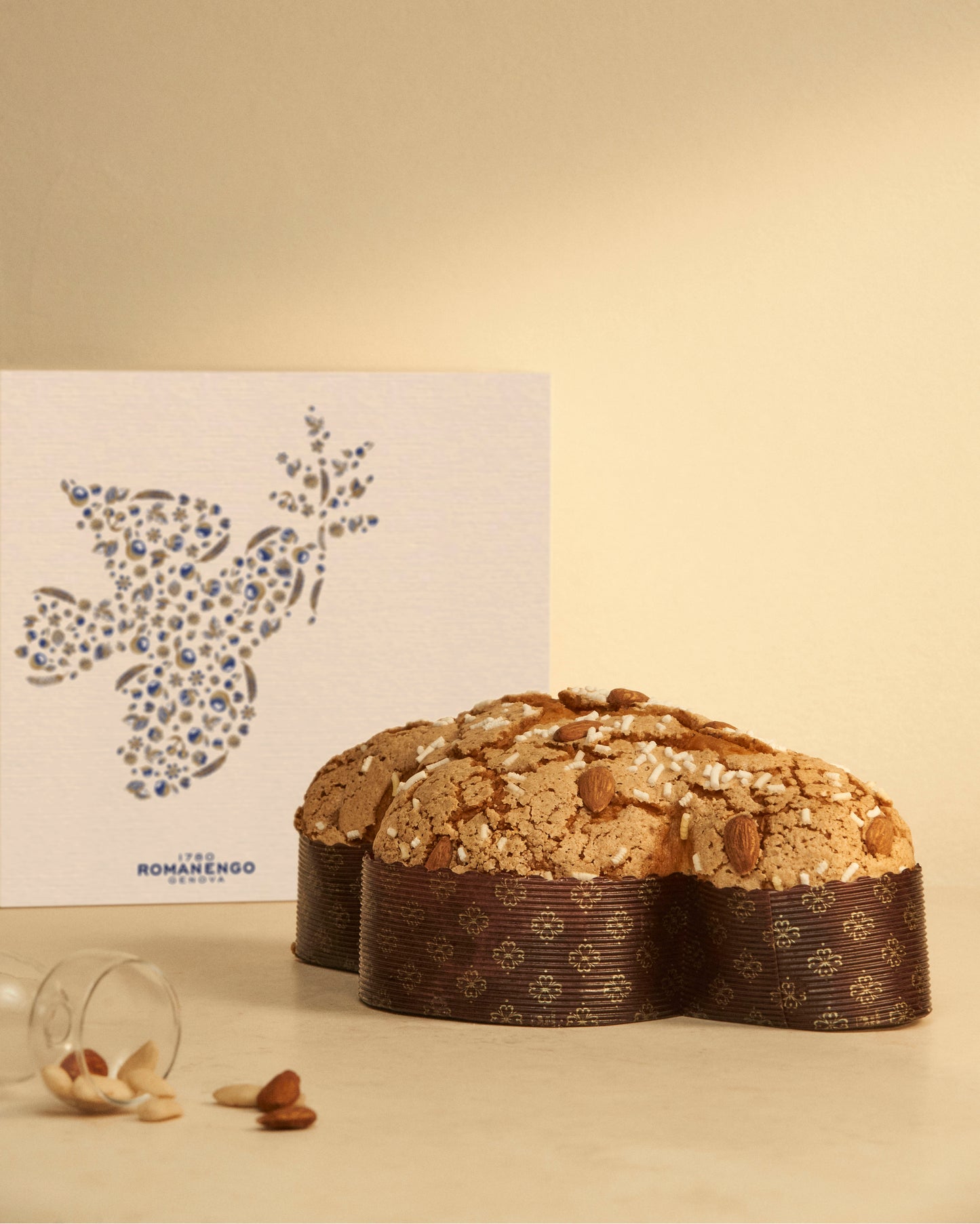 Artisan Colomba with Romanengo Candied Clementine and Wooden Box