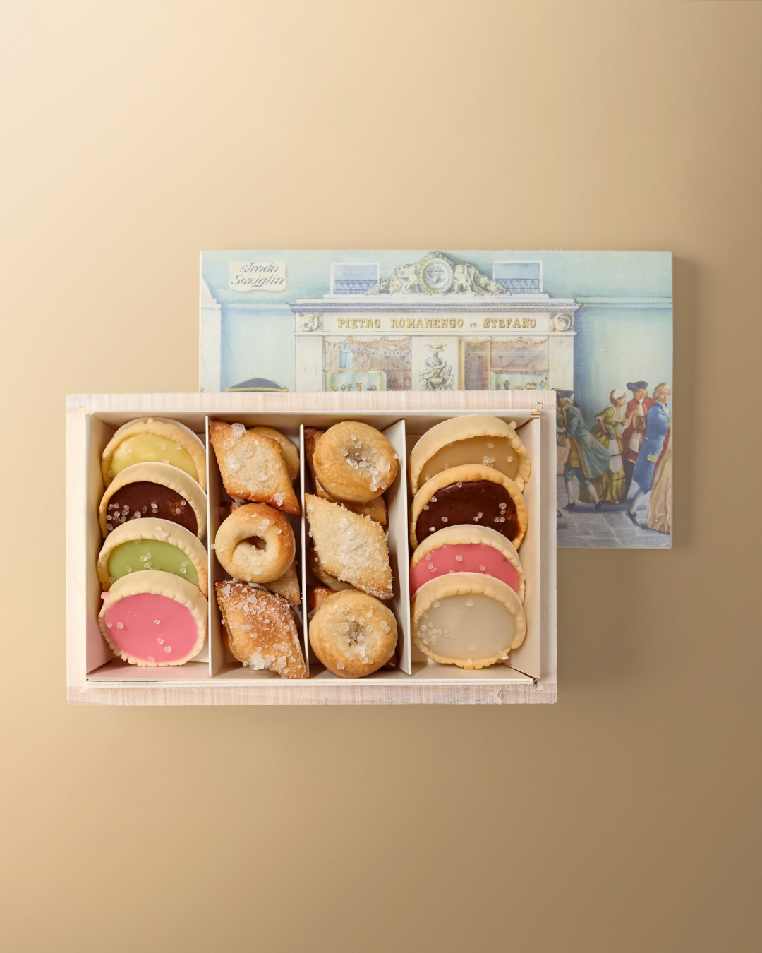 Confezione in Legno di Dolci Quaresimali