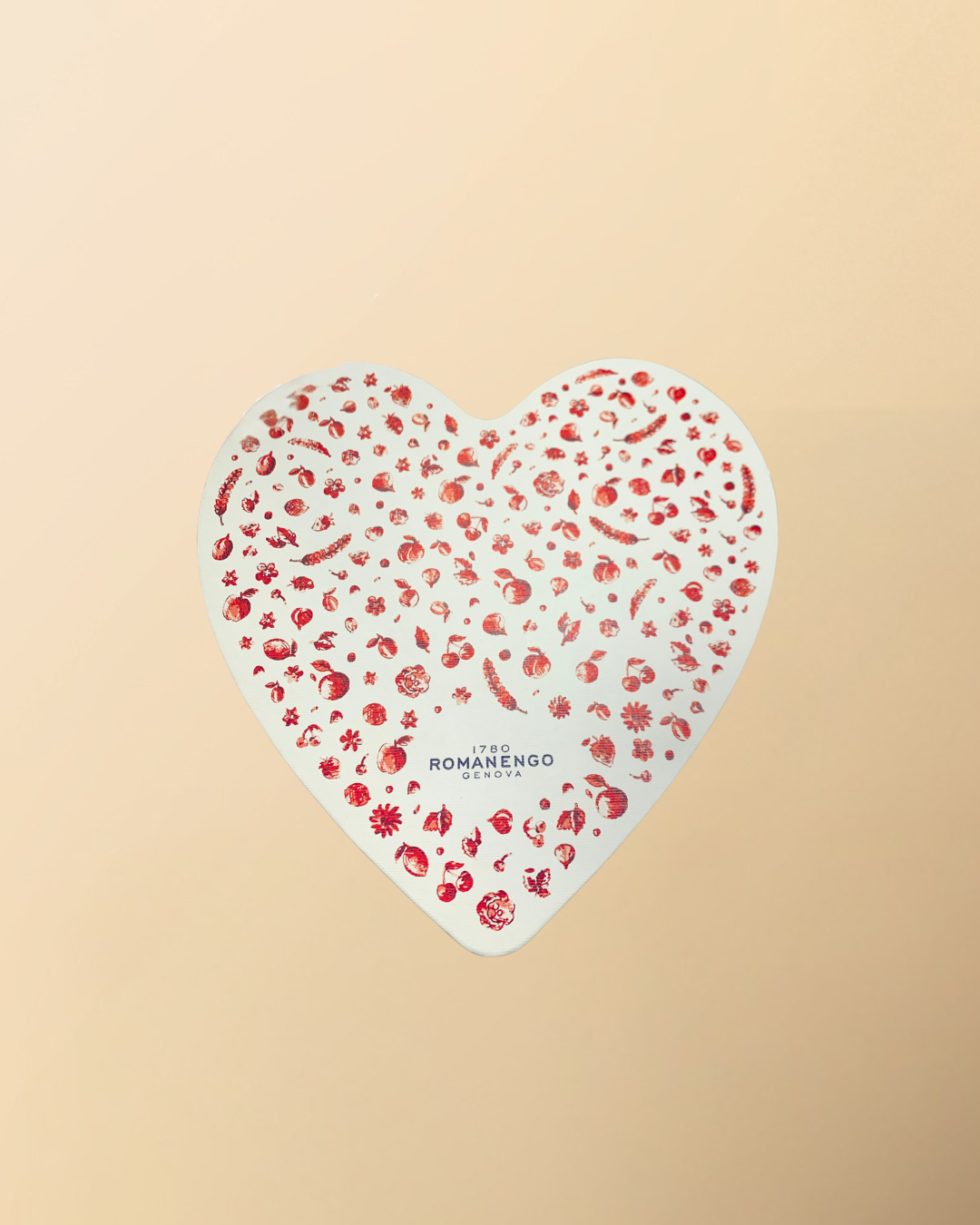 Heart-shaped "Precious Selection of Chocolates" gift box