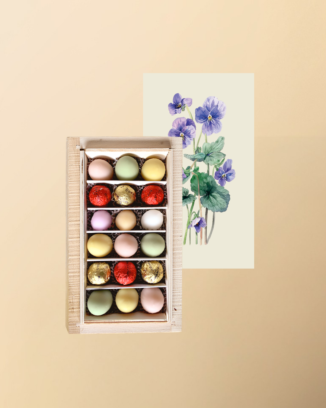 Scrigno di Pasqua in Legno