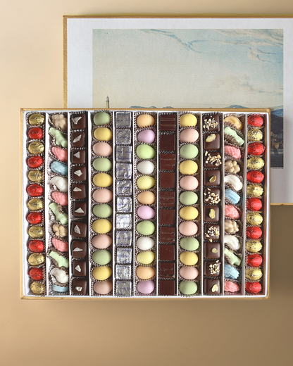 Confezione di Ovette Assortite, Cioccolato e Fondant