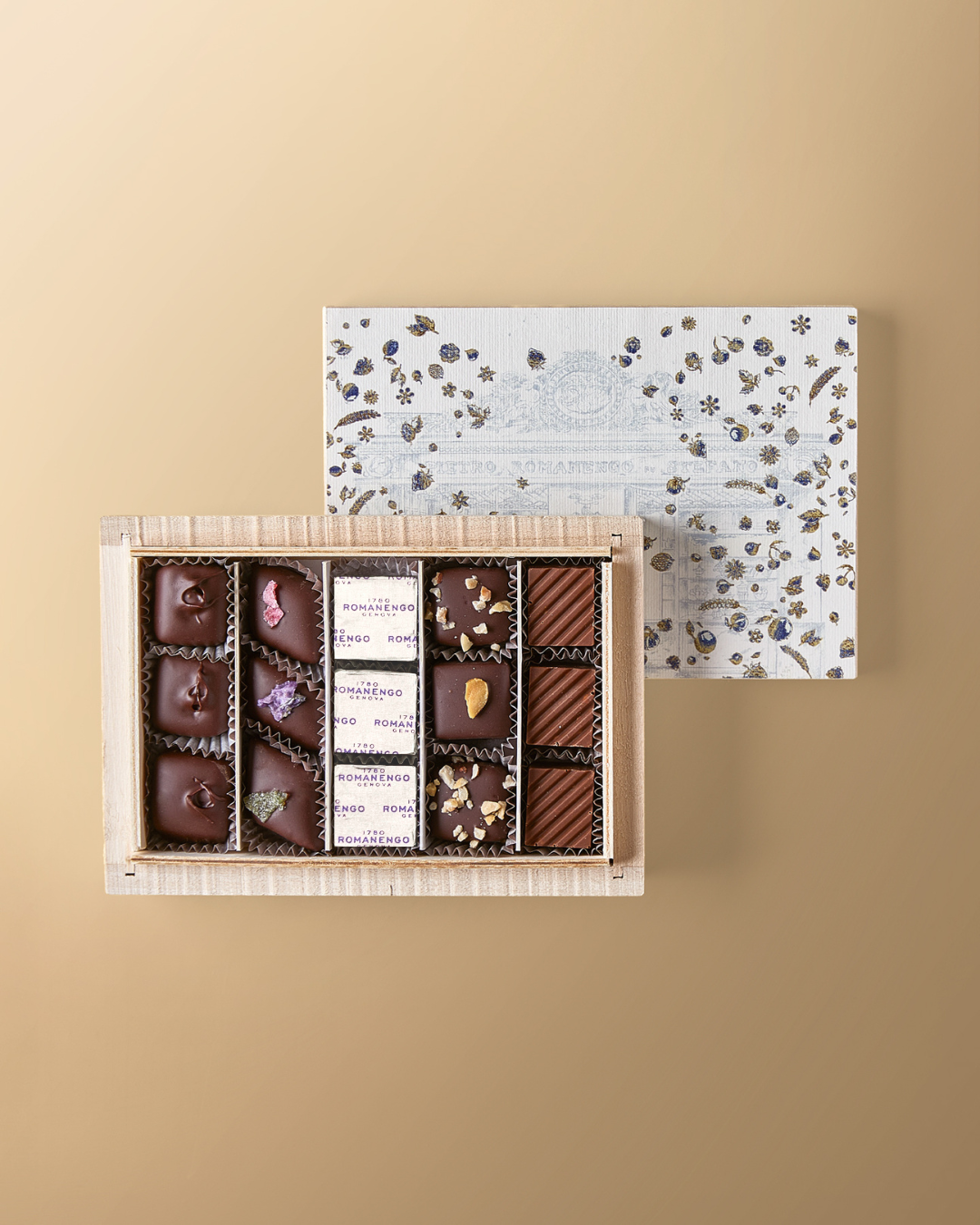 Wooden Box of Assorted Chocolates