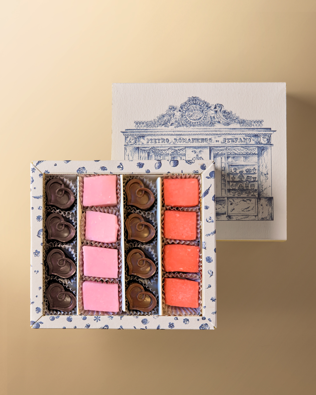 Confezione Cioccolato, Fiori e Frutta