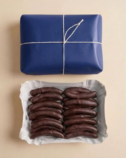 Scorzette di Limone Ricoperte di Cioccolato Fondente