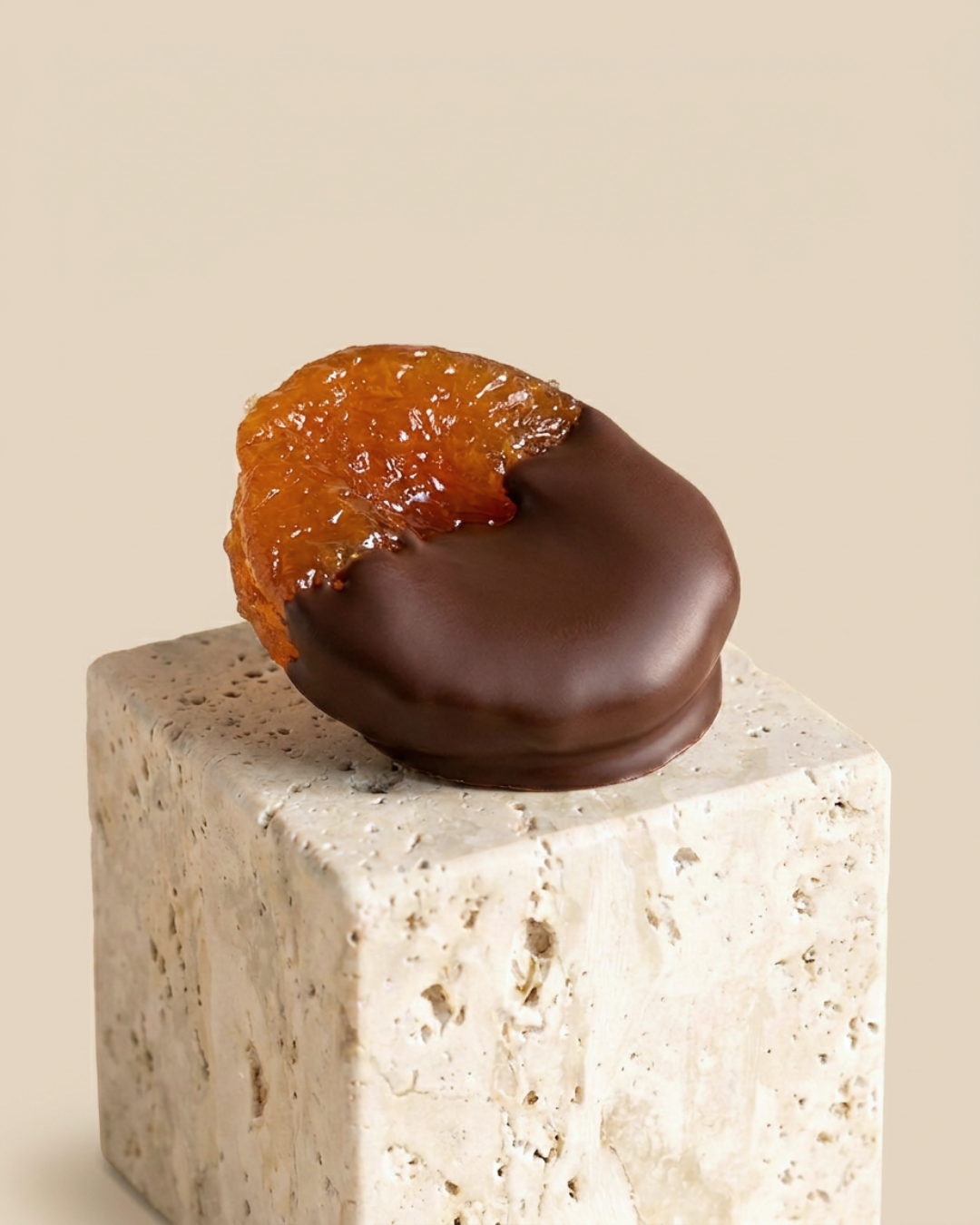 Candied Apricots with Dark Chocolate