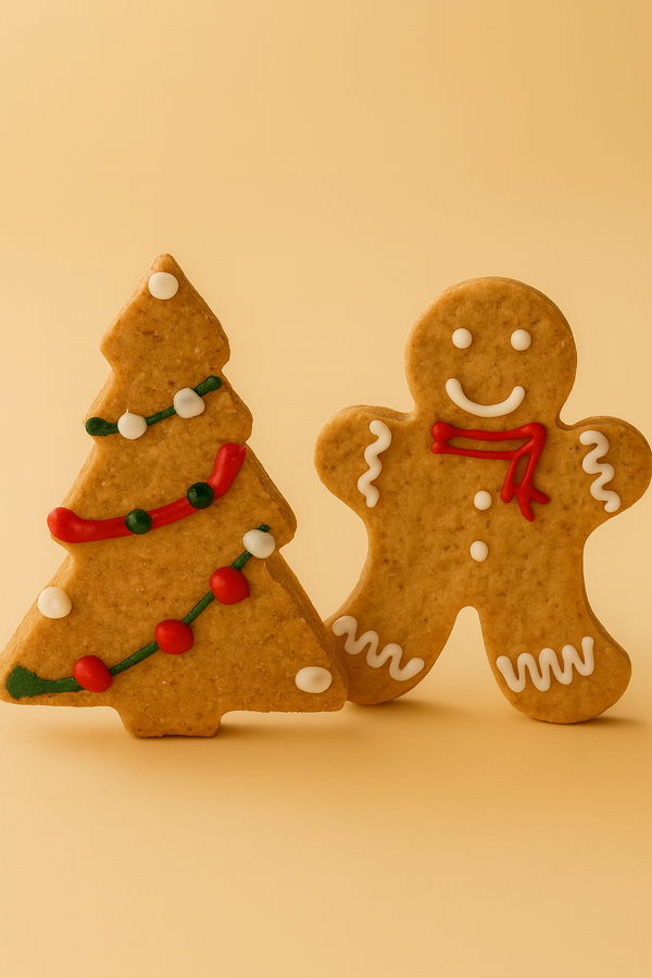 chioo 12 Pezzi Ornaento Oino Pan di Zenzero Natale, Ciondolo Appeso