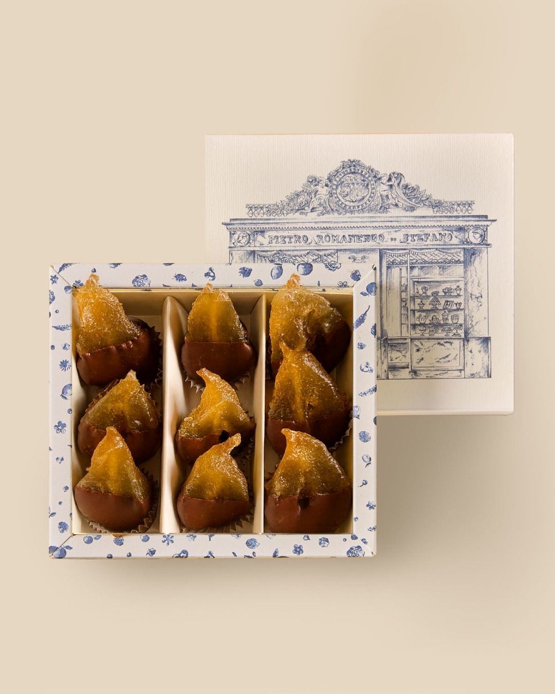 Pere Candite e Ghiacciate con Cioccolato Fondente