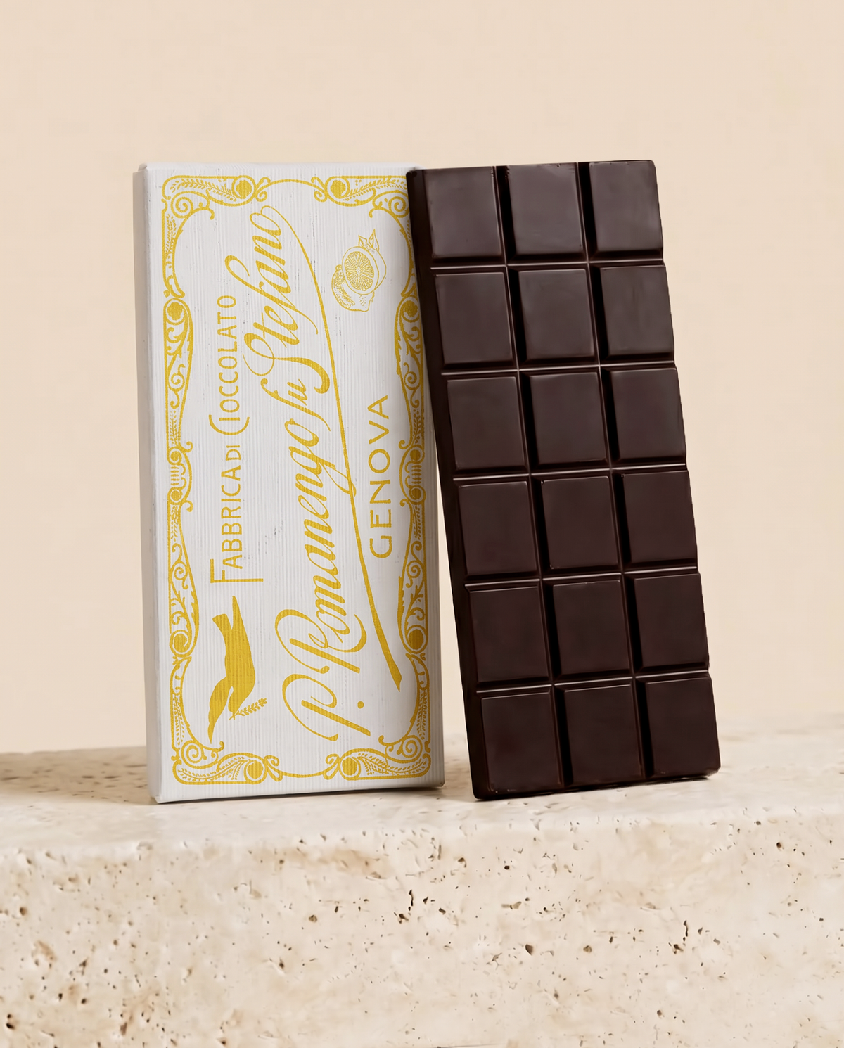 Tavoletta di Cioccolato Fondente 64% con Limone Candito