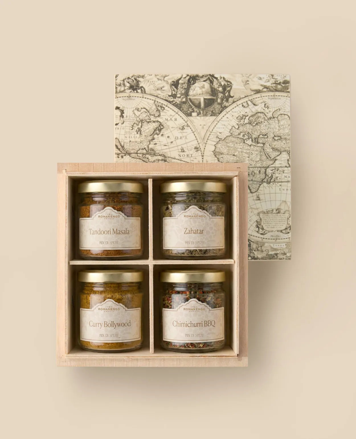 Confezione in legno "Terre Lontane"